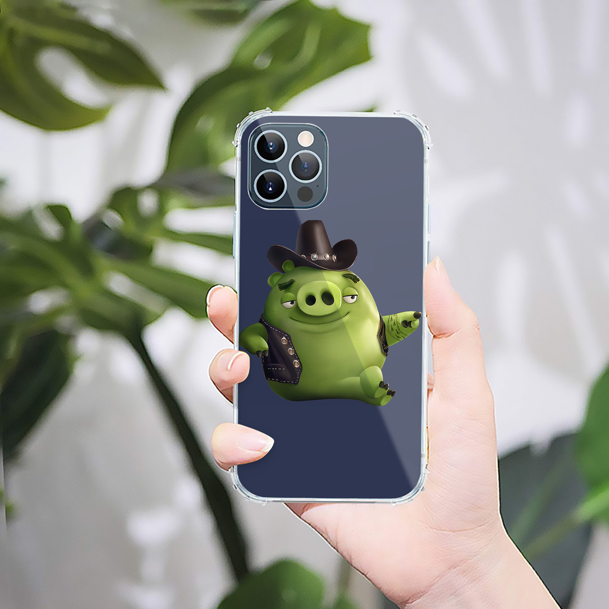 （画像用） Angry Birds アングリーバード 【iPhone 12シリーズ対応】透明スマホケース（クリアソフトケース）